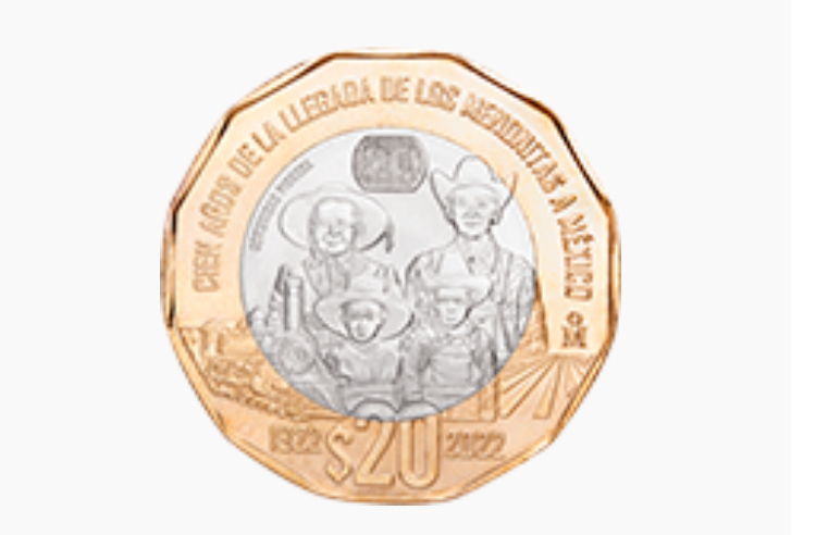 Circula nueva moneda de 20 pesos 