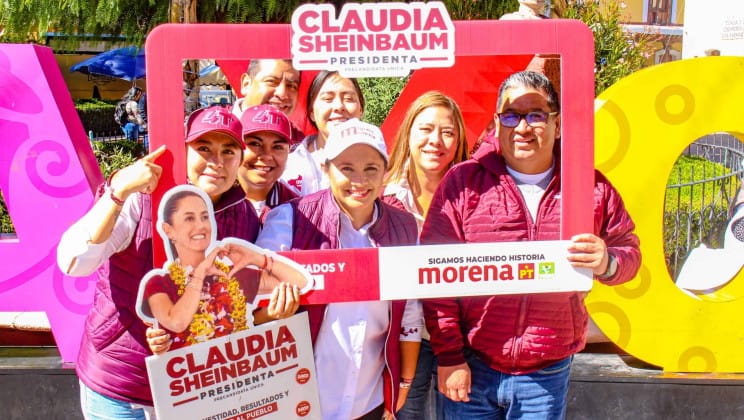 Firme el respaldo de los tlaxcaltecas a favor de Claudia Sheinbaum: Morena