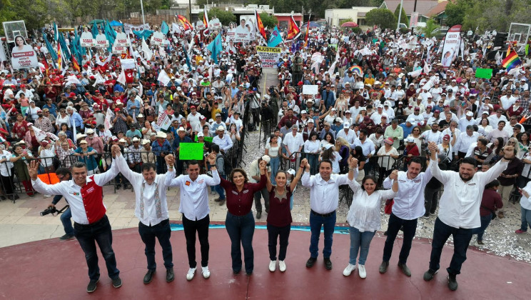 EL EMPOBRECIMIENTO DE 36 AÑOS DE NEOLIBERALISMO QUEDÓ EN EL PASADO: CLAUDIA SHEINBAUM EN EMPALME SONORA