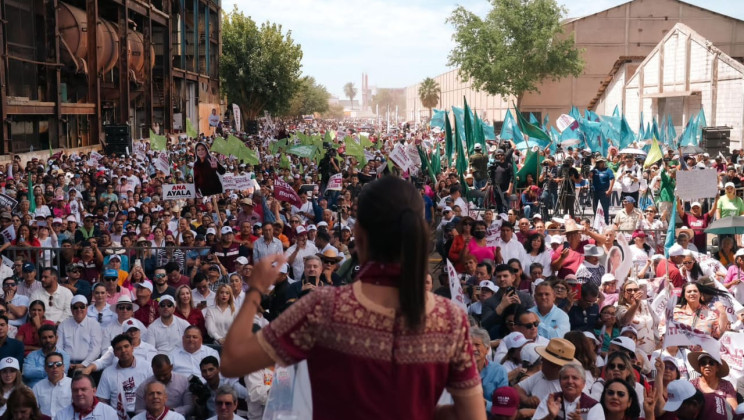 CLAUDIA SHEINBAUM ANUNCIA NUEVA CARRETERA, RUTA DEL TREN DE PASAJEROS Y APOYOS A LOS PRODUCTORES AGRÍCOLAS COMO EJE DEL SEGUNDO PISO DE LA 4T EN SINALOA