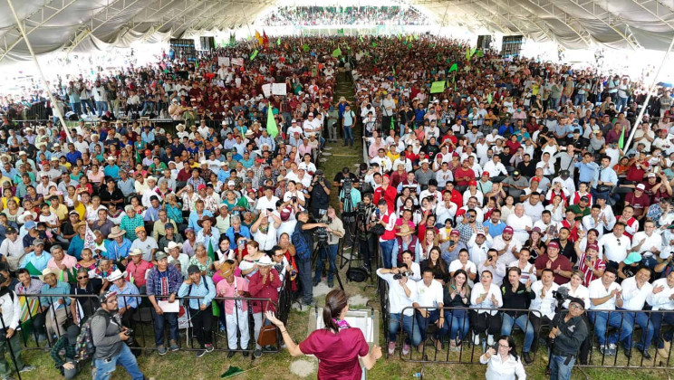 CLAUDIA SHEINBAUM Y EDUARDO RAMÍREZ ANUNCIAN LA CONSTRUCCIÓN DE LA AUTOPISTA PALENQUE – SAN CRISTÓBAL EN BENEFICIO DE LAS COMUNIDADES ORIGINARIAS DE CHIAPAS