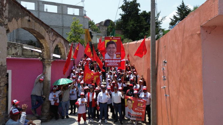 Cumplió Rodrigo Cuahutle candidato al Senado recorrer cada rincón del estado