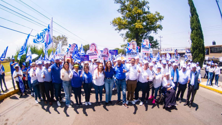 Marko Cortés da espaldarazo a candidatos del PAN en Tlaxcala