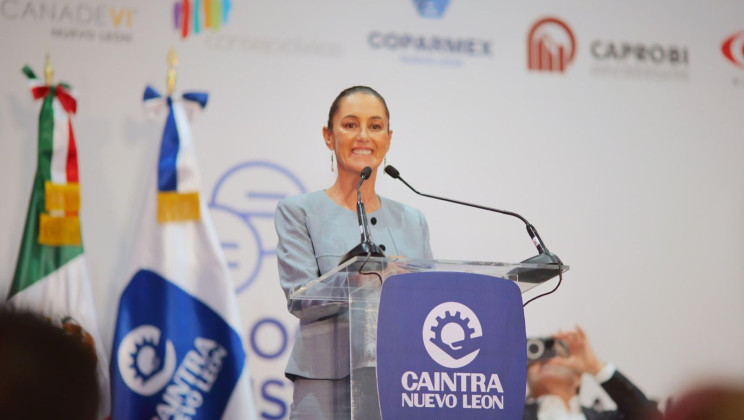 NOSOTROS ESTAMOS PENSANDO EN QUE LOS PEQUEÑOS NEGOCIOS SEAN PARTE DEL DESARROLLO NACIONAL: CLAUDIA SHEINBAUM PRESENTA SU VISIÓN DE PROSPERIDAD COMPARTIDA ANTE EL SECTOR PRIVADO DE NUEVO LEÓN