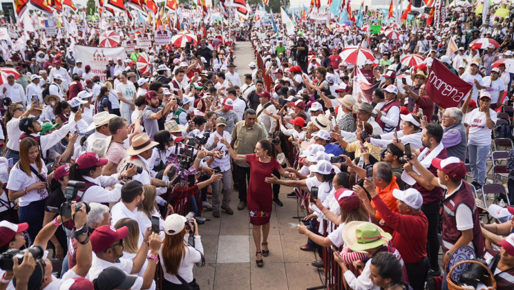 UNA OPCIÓN ES VOTAR POR LA 4T, LA OTRA ES VOTAR POR LA CORRUPCIÓN Y EL ENTREGUISMO: CLAUDIA SHEINBAUM