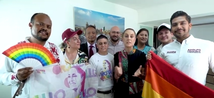 NO HAY TRANSFORMACIÓN SIN LA AMPLIACIÓN DE LOS DE LOS DERECHOS DE LAS PERSONAS LGBTI: CLAUDIA SHEINBAUM