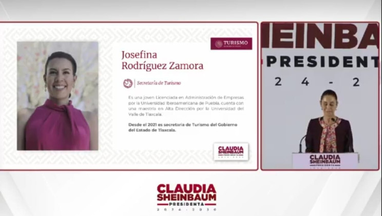 Eligió presidenta electa de México  Claudia Sheinbaum a integrante de gobierno de Lorena Cuéllar 