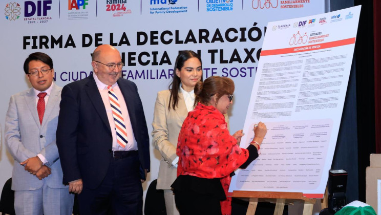 FIRMÓ GOBERNADORA “DECLARACIÓN DE VENECIA” CON LA ORGANIZACIÓN DE LAS NACIONES UNIDAS