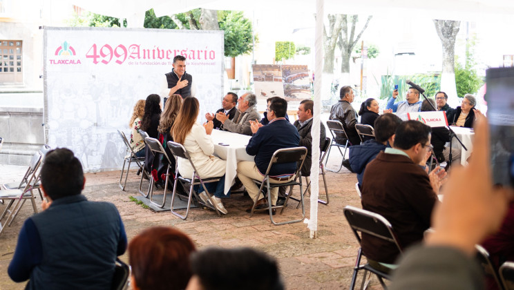 Con mañanitas y tamaliza, encabeza presidente municipal Alfonso Sánchez aniversario 499 de Tlaxcala de Xicohténcatl