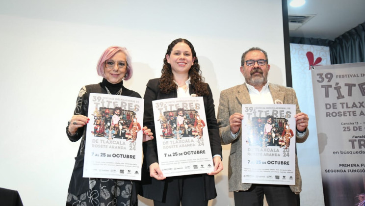 PRESENTA SECRETARÍA DE CULTURA EL FESTIVAL INTERNACIONAL DE TÍTERES “ROSETE ARANDA” 2024